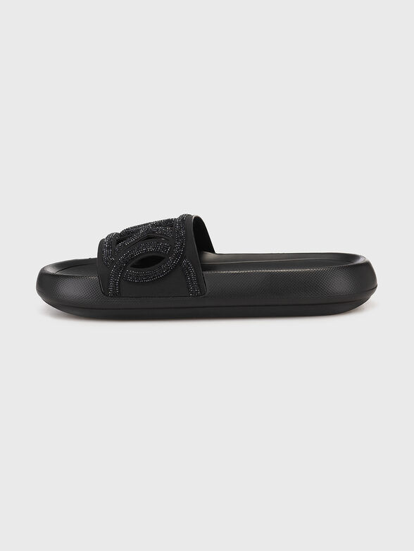SPLASH rhinestones beach slippers - 6
