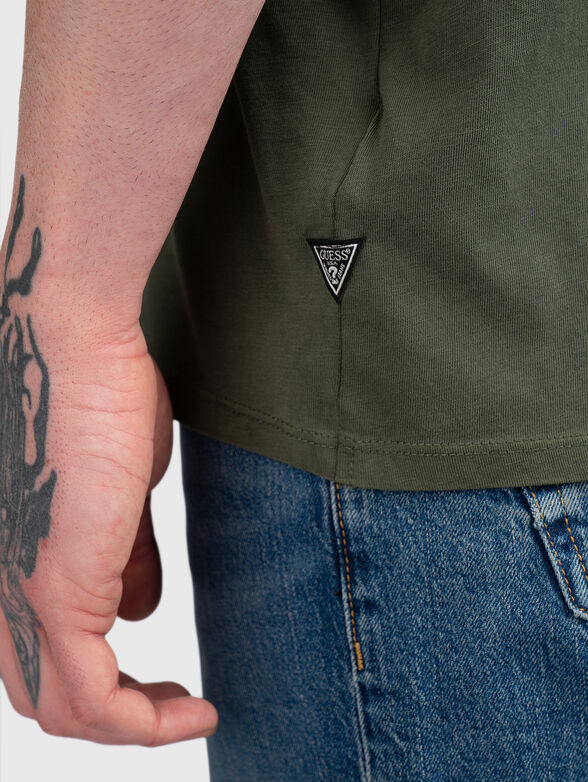 T-shirt with contrast logo print - 4