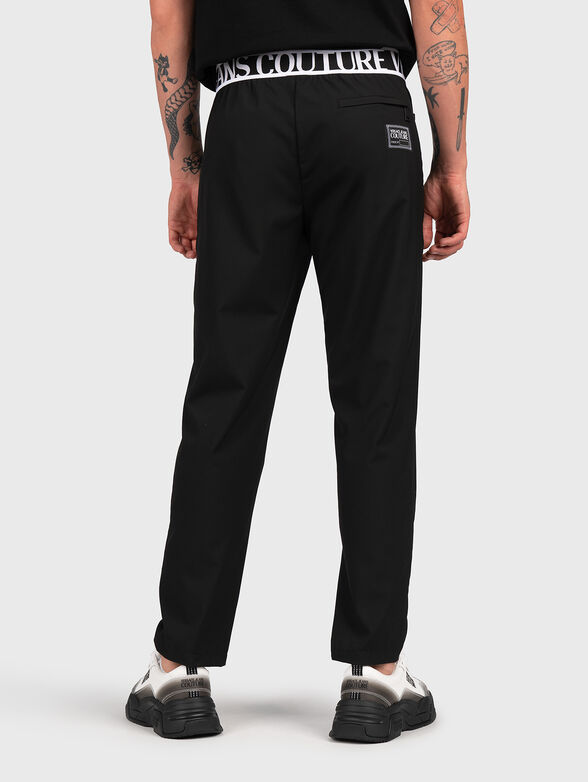 Black pants with logo branding - 2