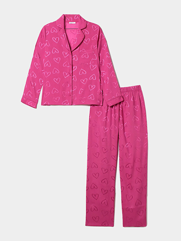 MY HEART pyjamas with monogram print - 4