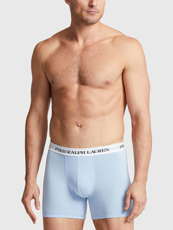 Set of three cotton blend boxer briefs - 6