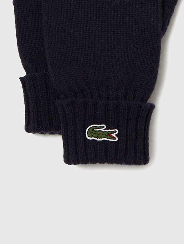 Wool gloves with logo  - 2