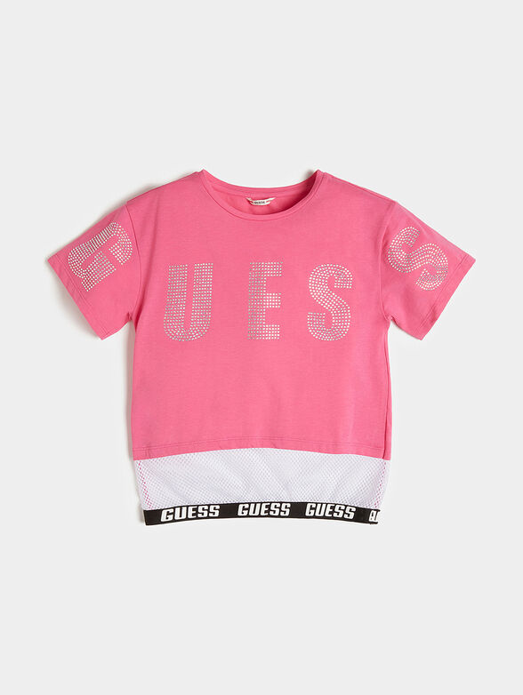 Black T-shirt with logo - 1