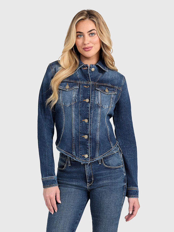 Дънково яке ANNALISE с износен ефект - 1