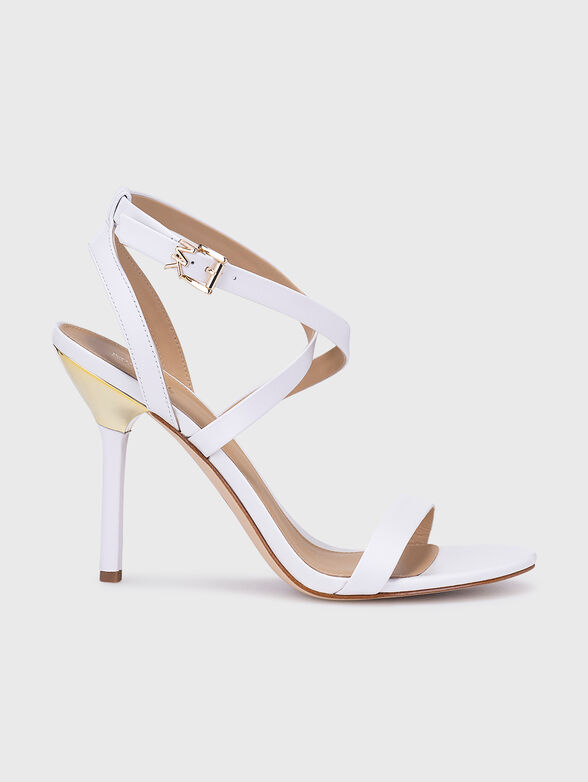 ASHA white heeled sandals - 1