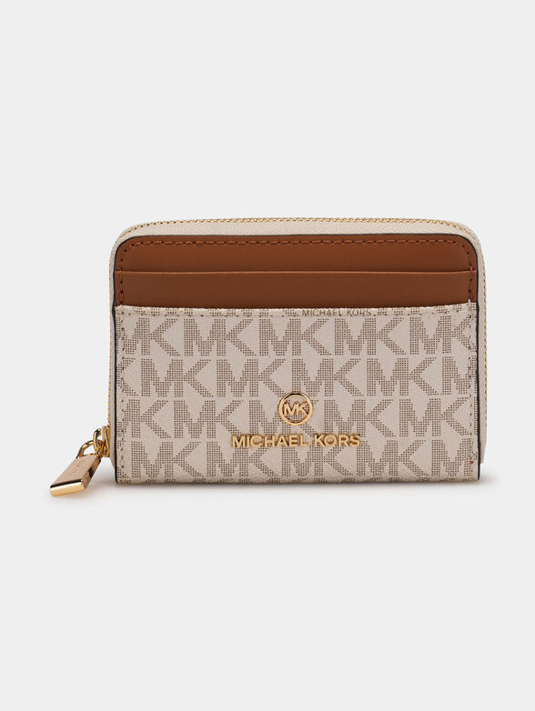 Small wallet with logo print - 1