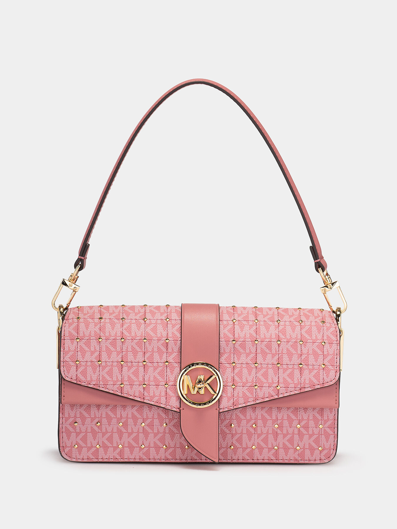 【日本未発売】 Shoulder bag with monogram logo print brand MICHAEL KORS キーケース