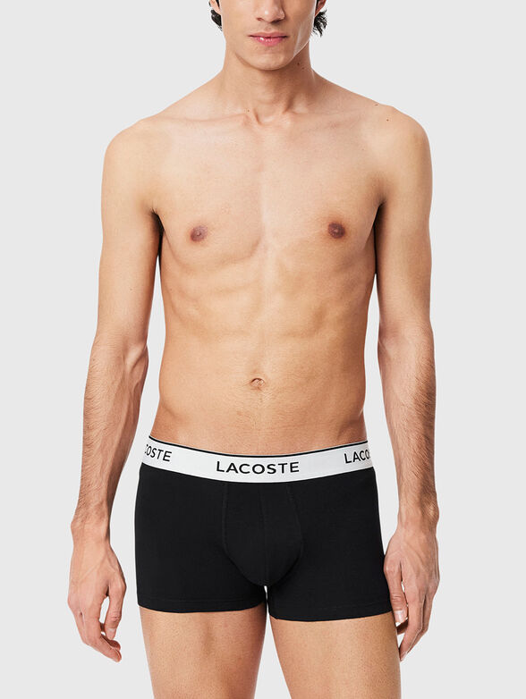 Set of three pairs of boxers with logo - 2