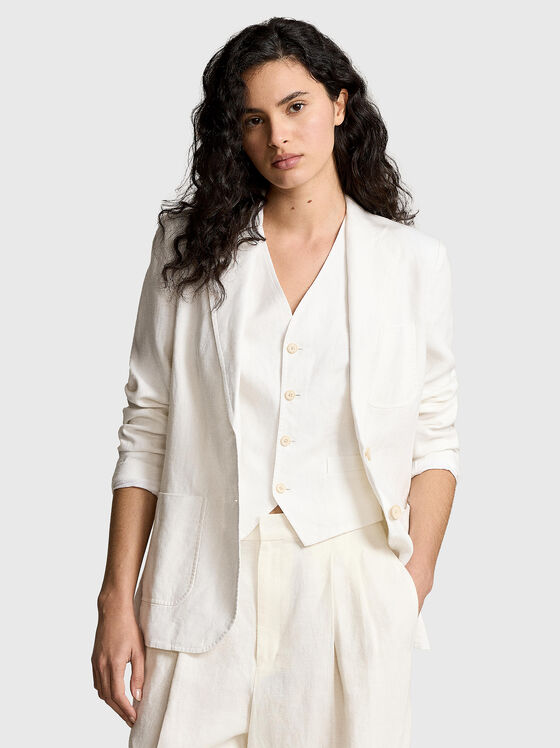 Linen blazer - 1