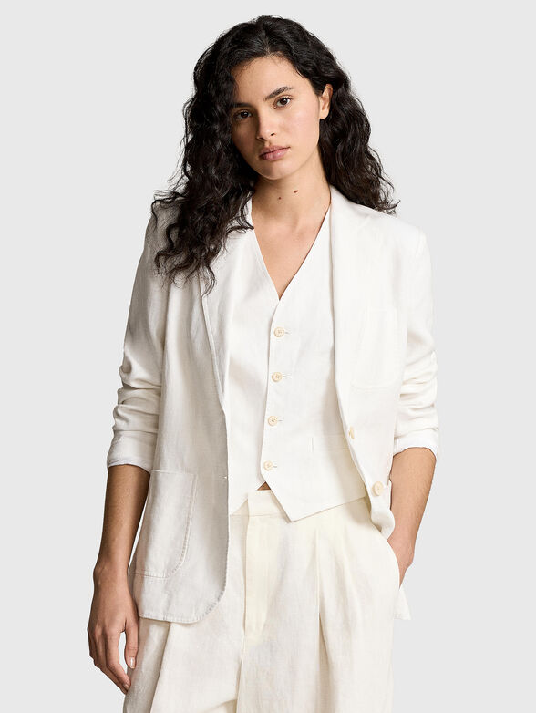 Linen blazer - 1