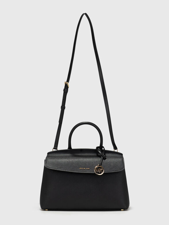 MD TH SATCHEL  black leather bag - 2
