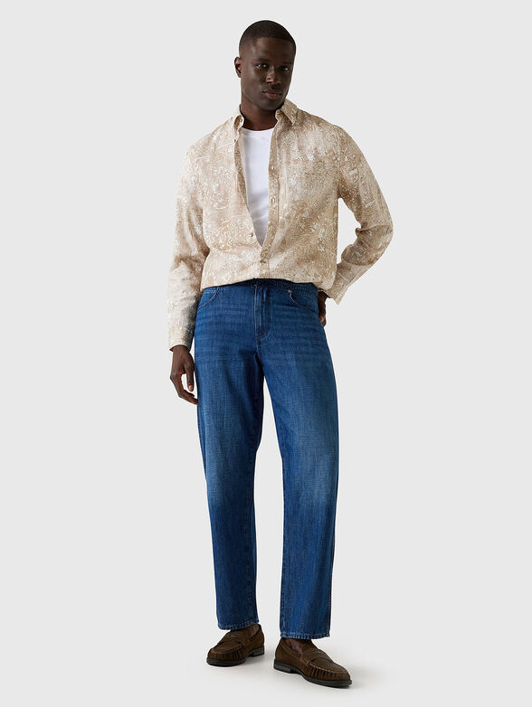 Shirt with accent print - 2