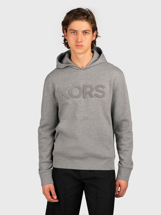 Grey sweatshirt with logo - 1