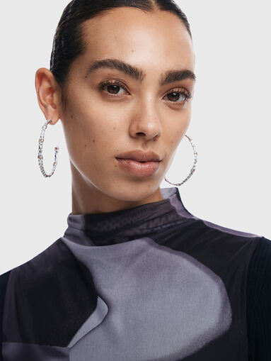 LINCOLN black dress with print - 3