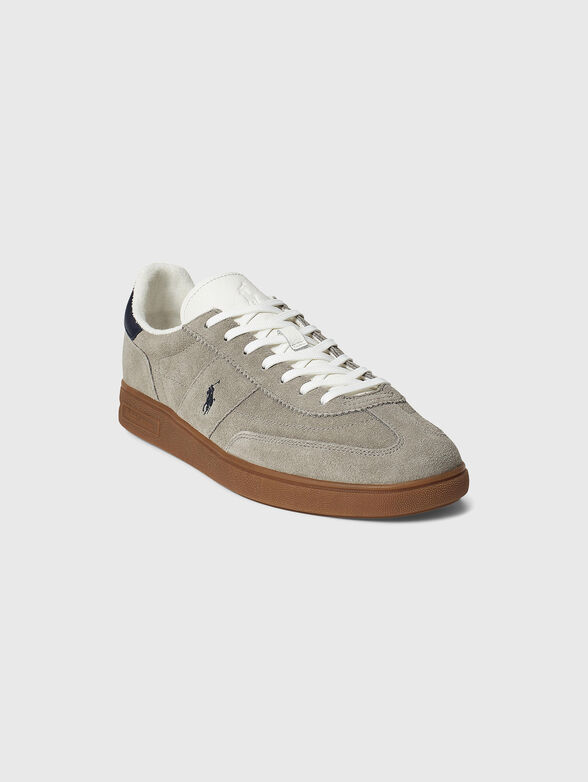 Suede sports shoes - 2