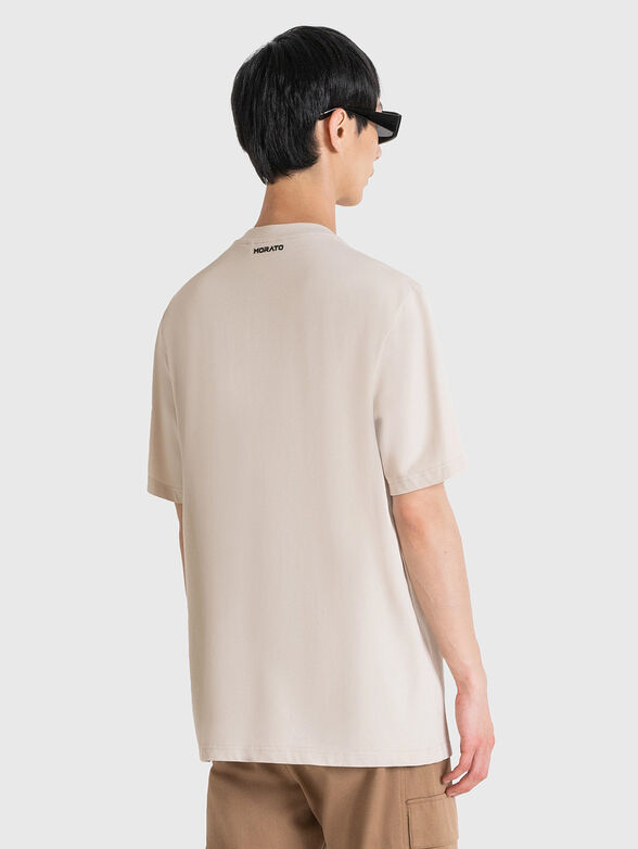 T-shirt with accent lettering and print - 2