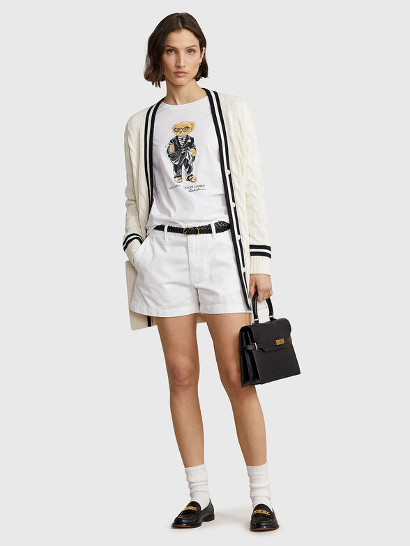 Cotton T-shirt with Polo Bear print - 2