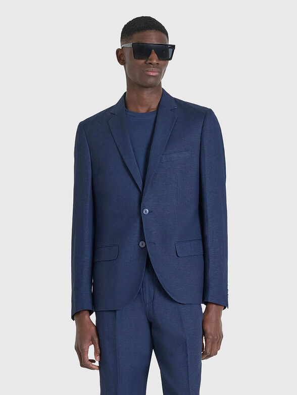 Jacket of linen blend  - 1