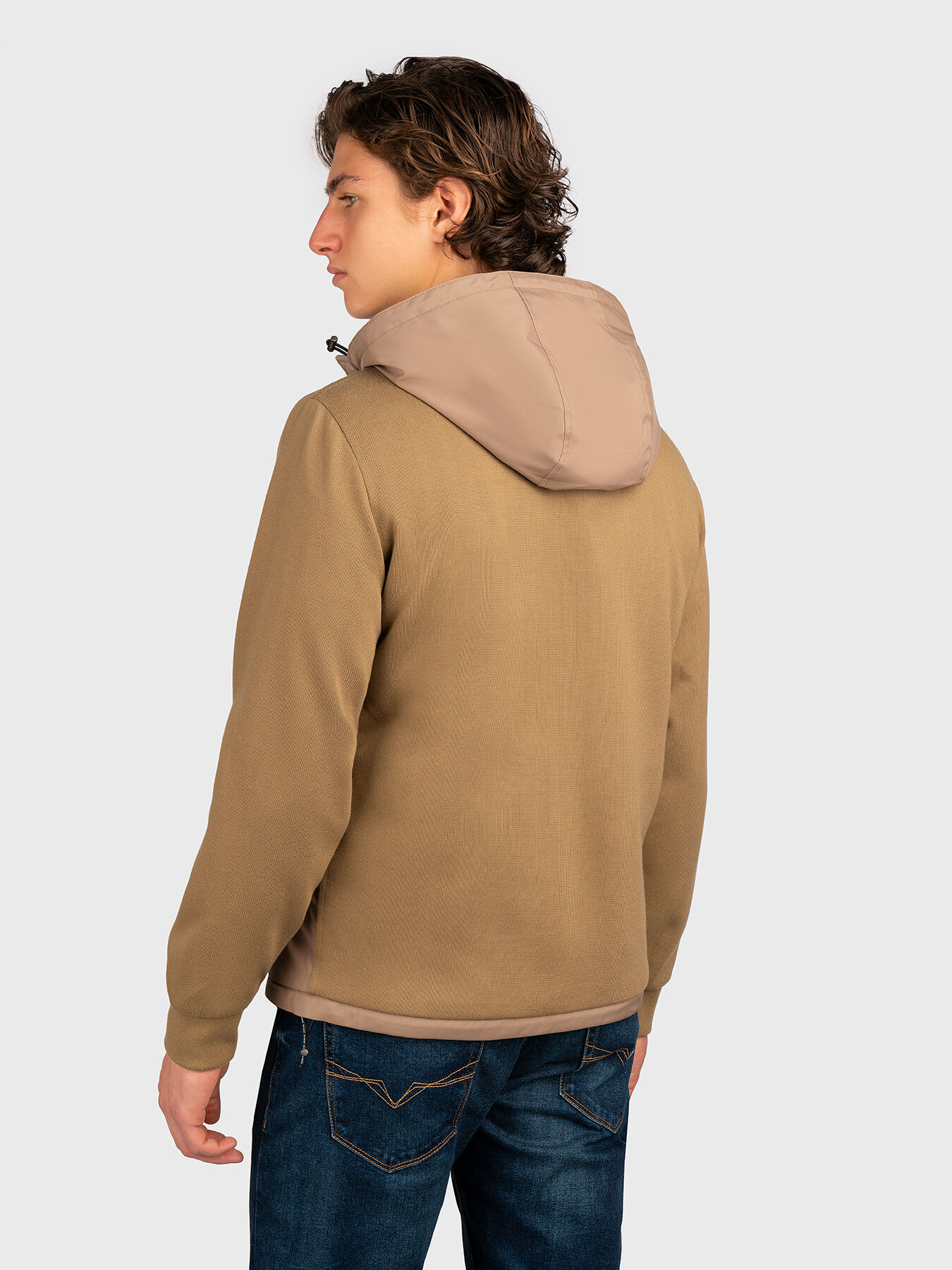 Jacket with removable hood brand GUESS — Globalbrandsstore