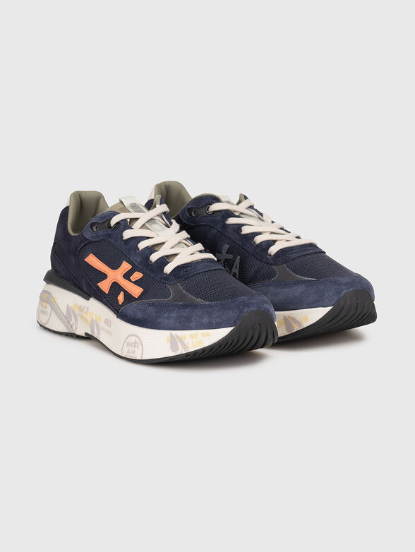 MOERUN textile and suede sneakers - 2