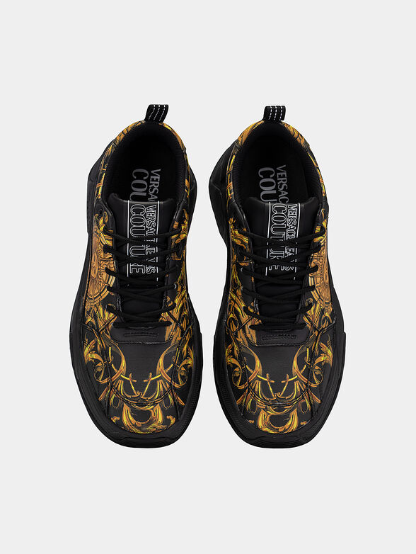 STARGAZE black sports shoes with print - 6