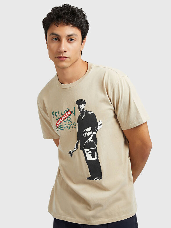 CANCELLED DREAMS cotton T-shirt with print - 1