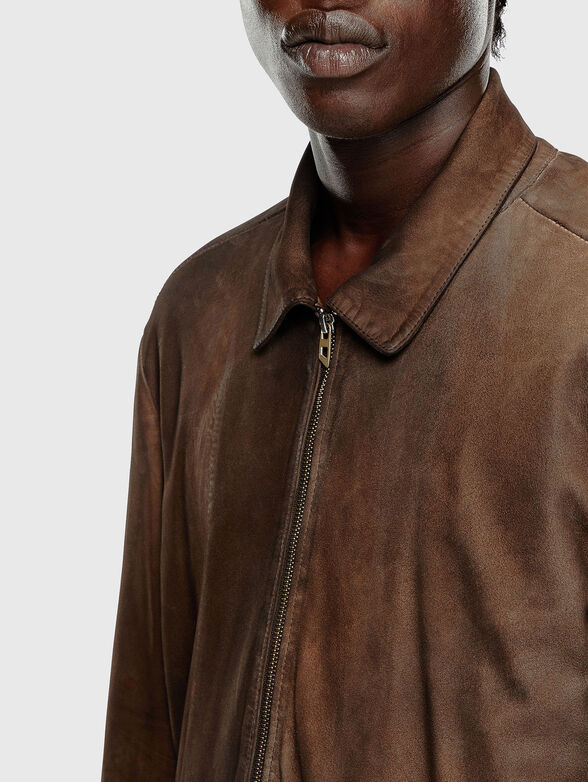 L-CROMBE leather jacket in lambskin - 4