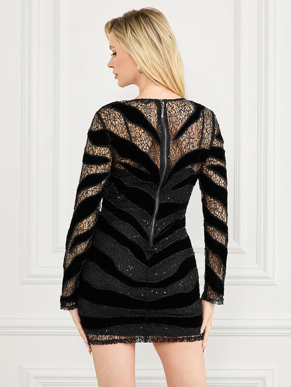 Mini dress with sequins - 1