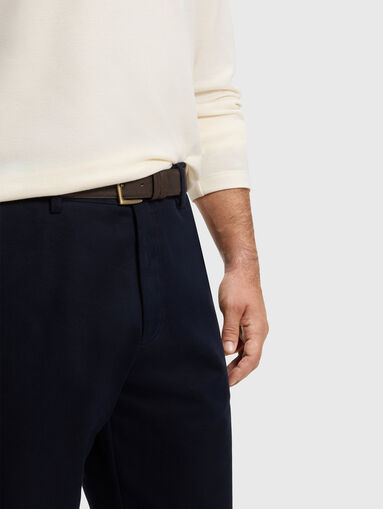 BOSS BY BECKHAM genuine leather belt - 4