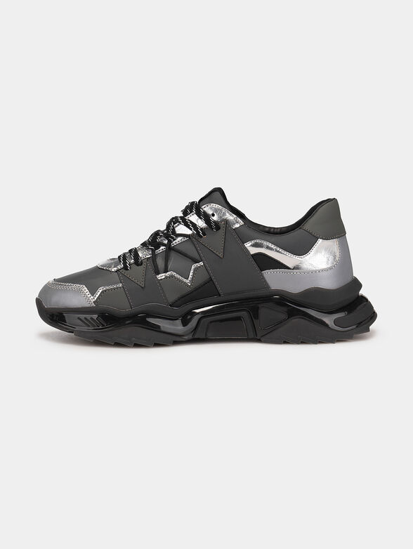 MASSA TECH sports shoes with silver accents - 4