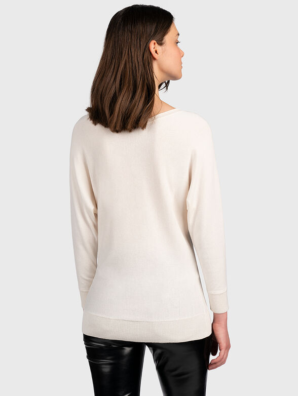 CLAUDINE Sweater with logo inscription - 3