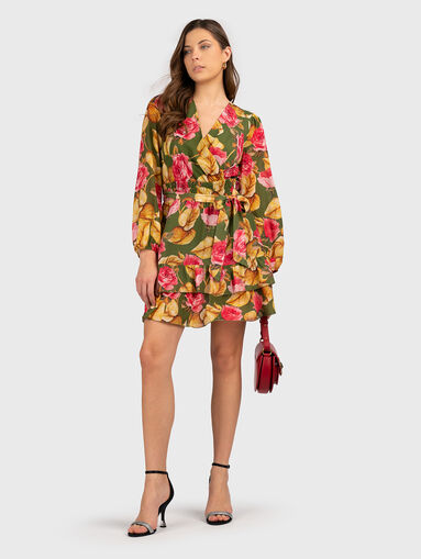 DIANA dress with floral print - 4