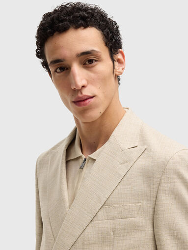 Jacket with double-breasted fastening - 5