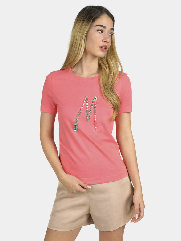 T-shirt with gemstones - 1