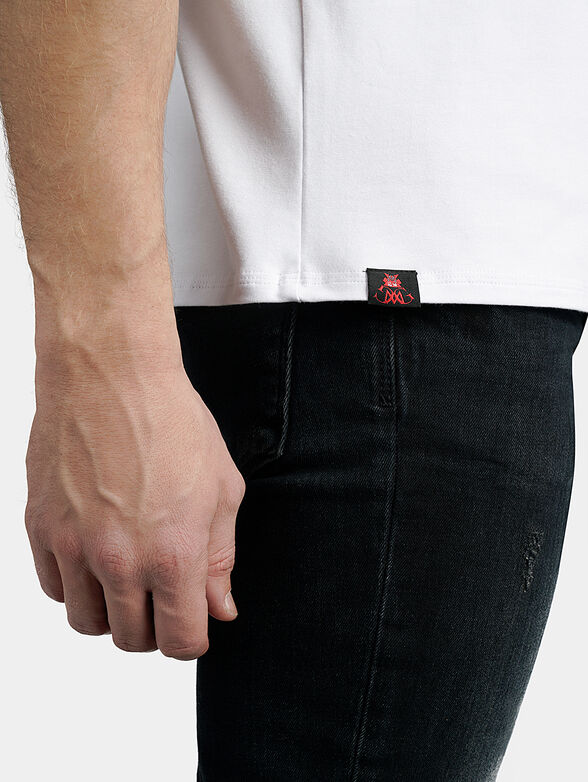 White T-shirt with prints and letterings - 2