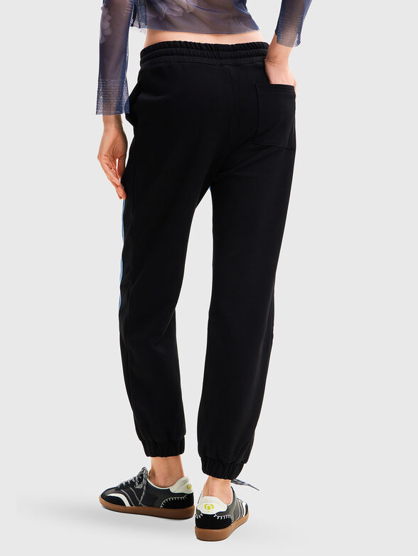 Sports trousers with denim texture - 2