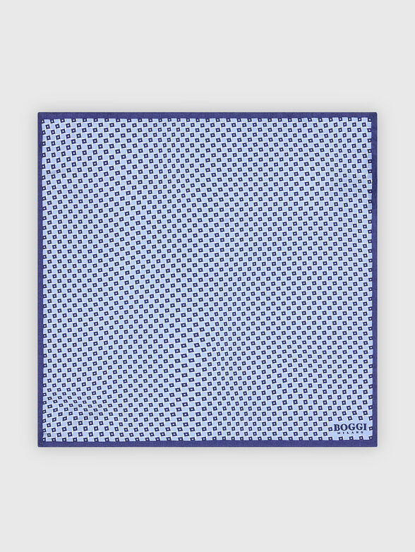 Silk pocket square with print - 2