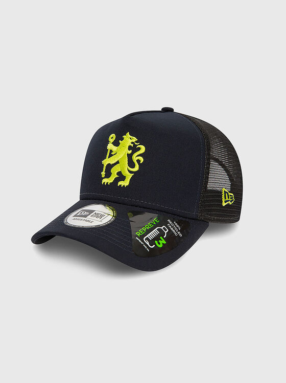 Cap with visor with accent embroidery - 1