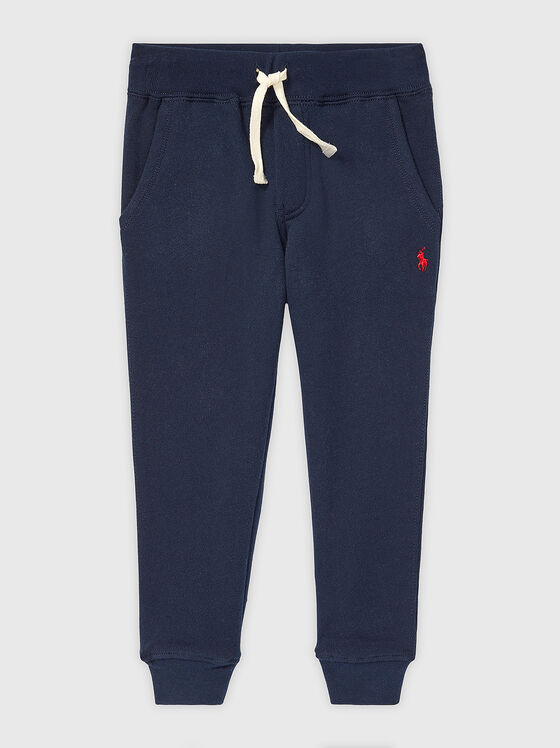 Cotton-blend sweatpants - 1