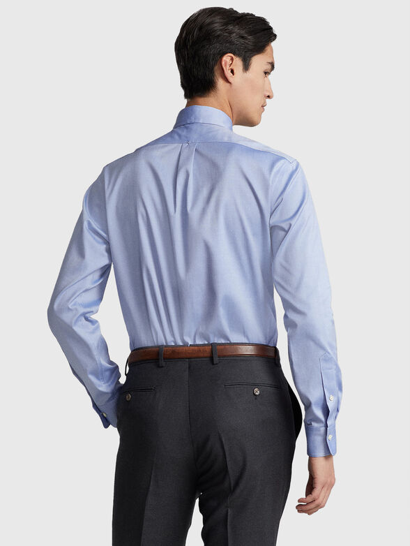 Logo shirt in blue - 3