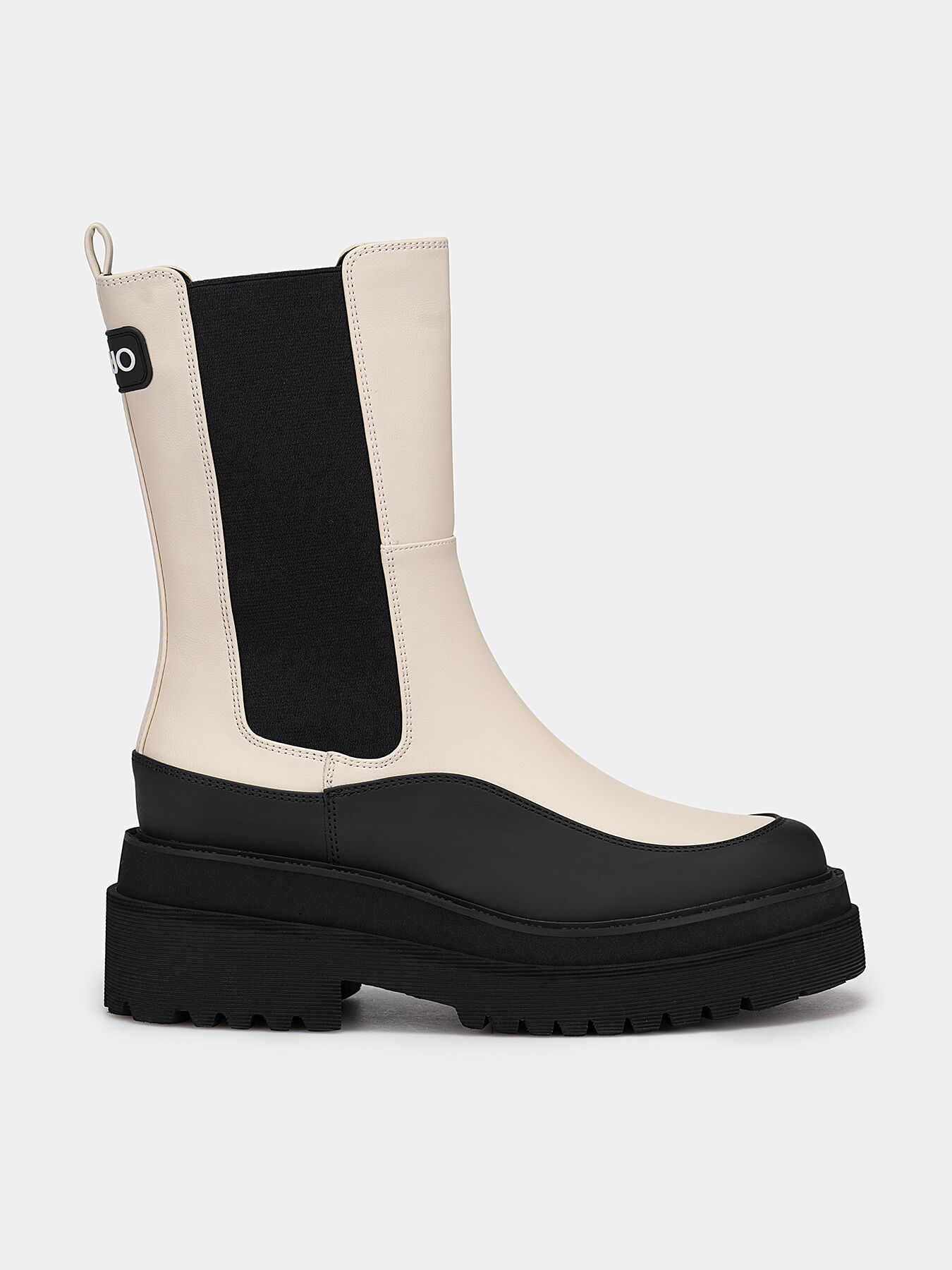 PURPLE 32 ankle boots with elastic inserts brand LIU JO