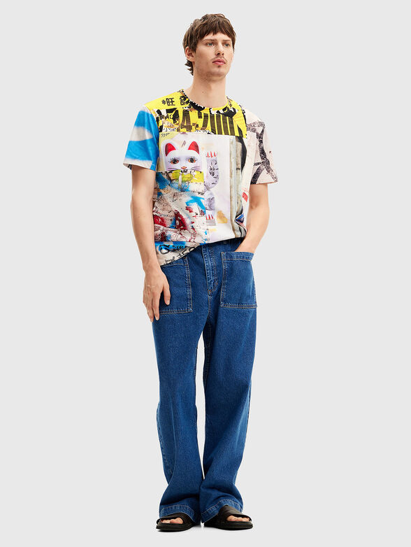ASAF T-shirt with multicolour print - 2