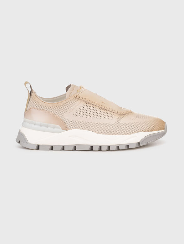 Beige sports shoes - 1
