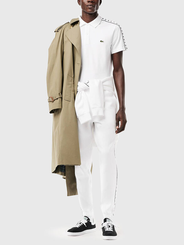 Polo shirt with contrasting stripe  - 2