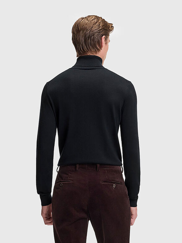 Cashmere sweater with polo collar - 3