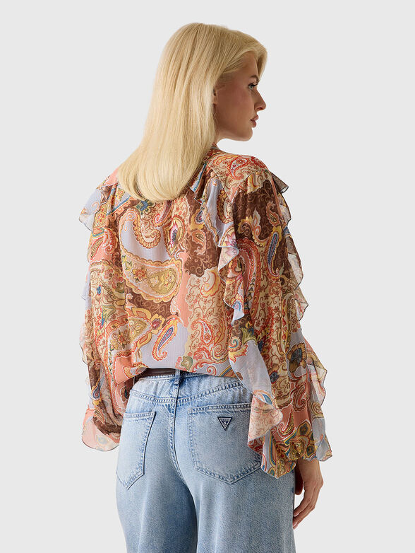 Blouse with paisley motifs  - 3