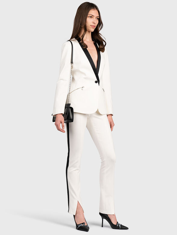 Trousers with branded straps - 4