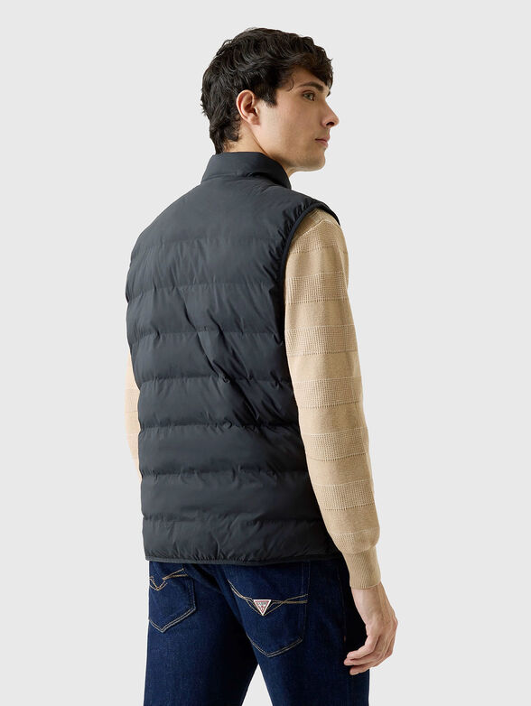 Quilted zip up vest - 3