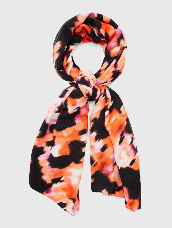Multicolor print scarf  - 1