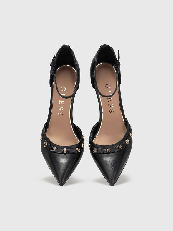 NANAE heeled shoes with logo details - 6